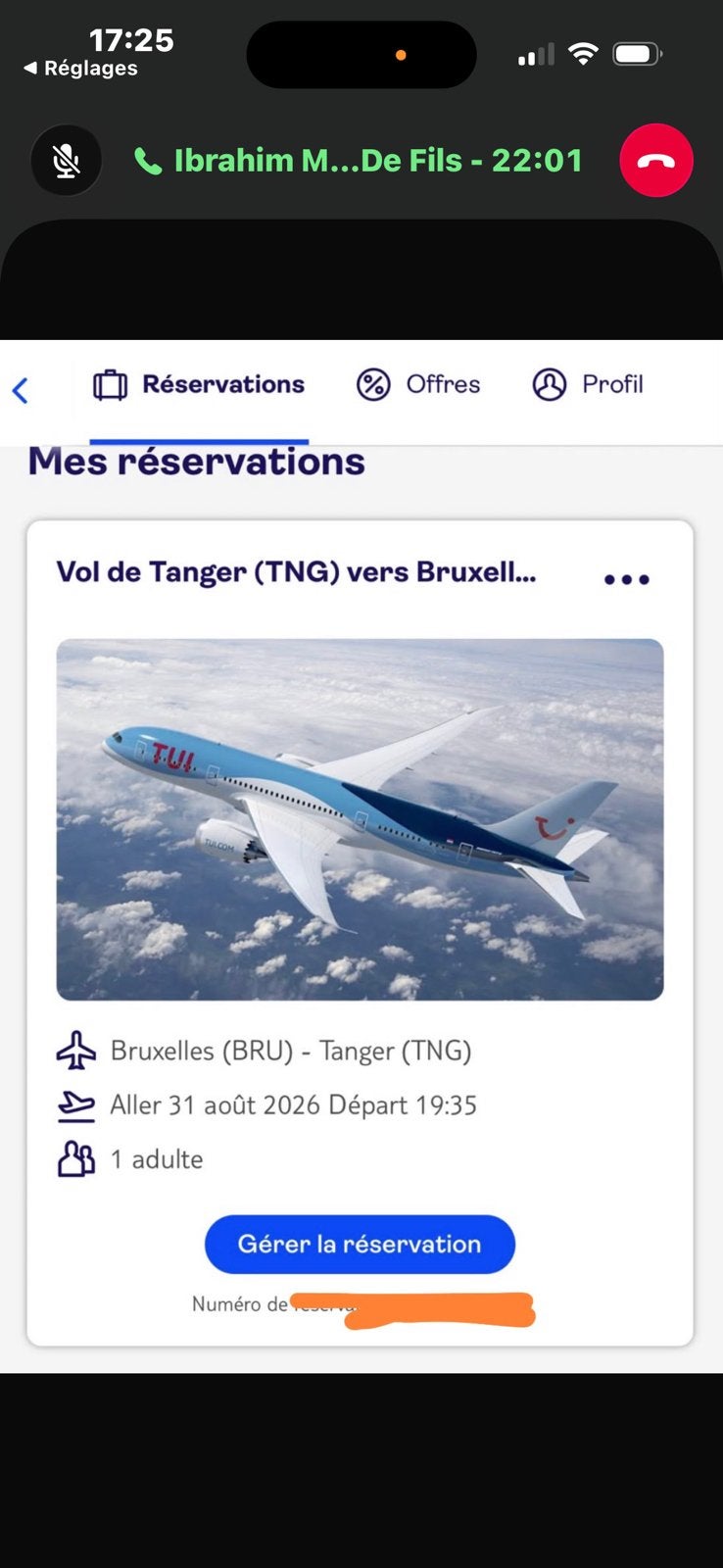 Billets Aller Bruxelles -Tanger 31/8/26 vol direct, Enlèvement, Neuf