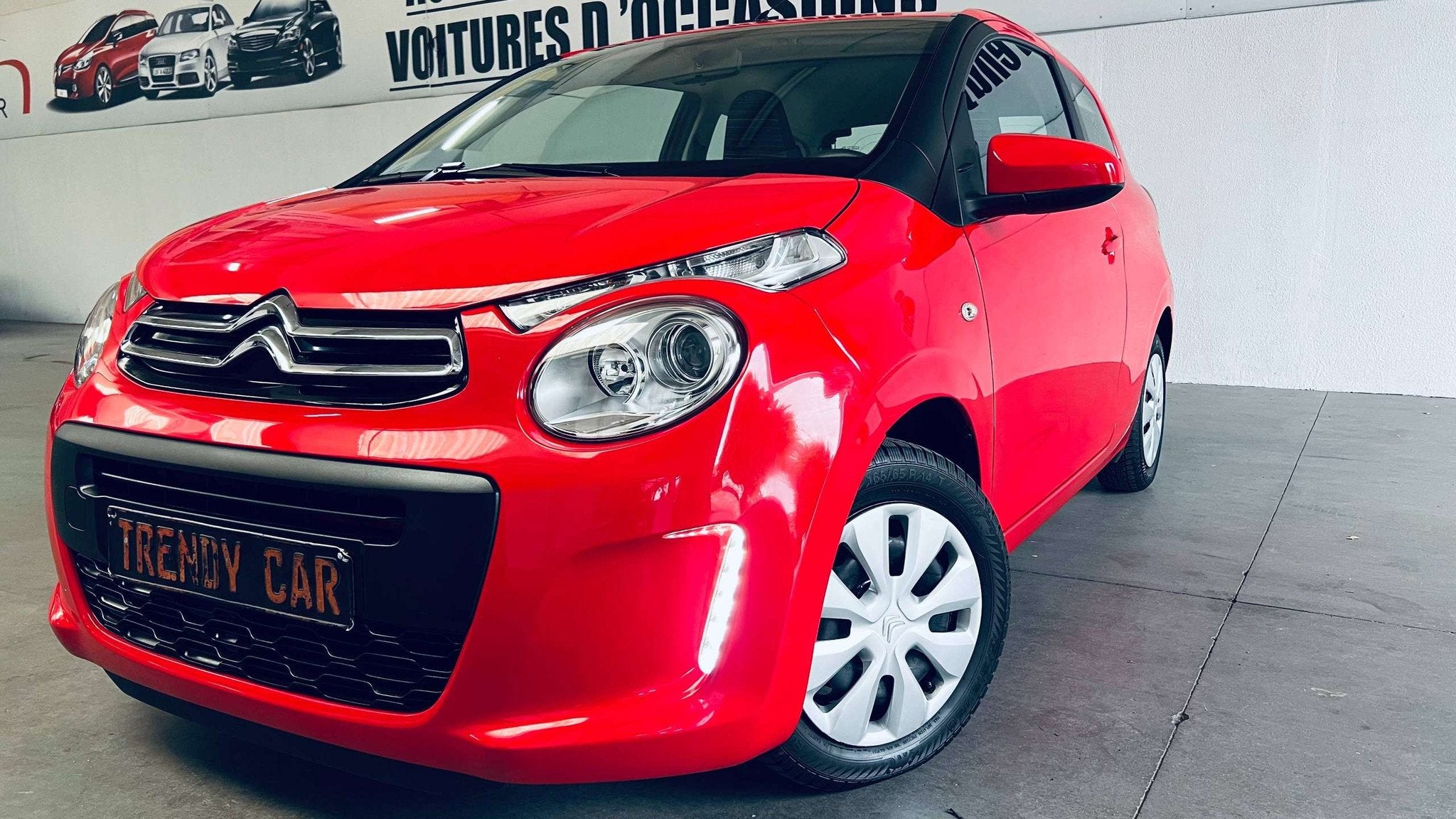 Citroën C1 1.0 VTi feel+AIRCO+TEL+CRUISE+CARNET+GARANTIE, Rouge, Achat, Euro 6, Entreprise