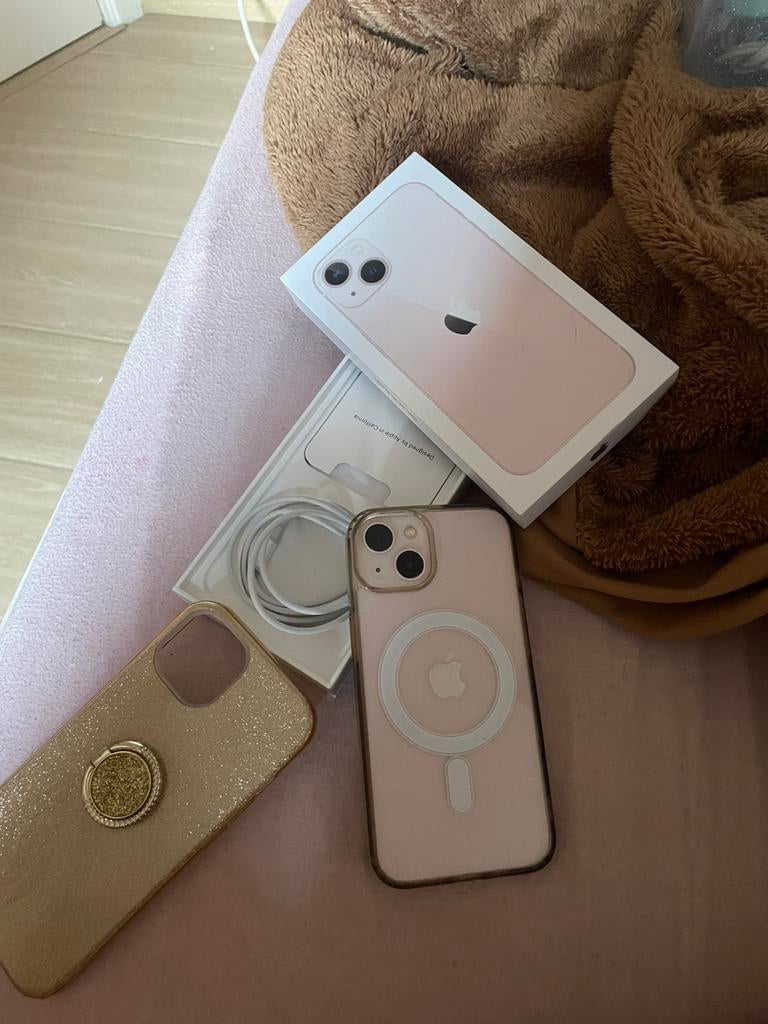 Iphone 13 128 gb, Telecommunicatie, Mobiele telefoons | Apple iPhone, Ophalen, IPhone 13, 84 %, Roze