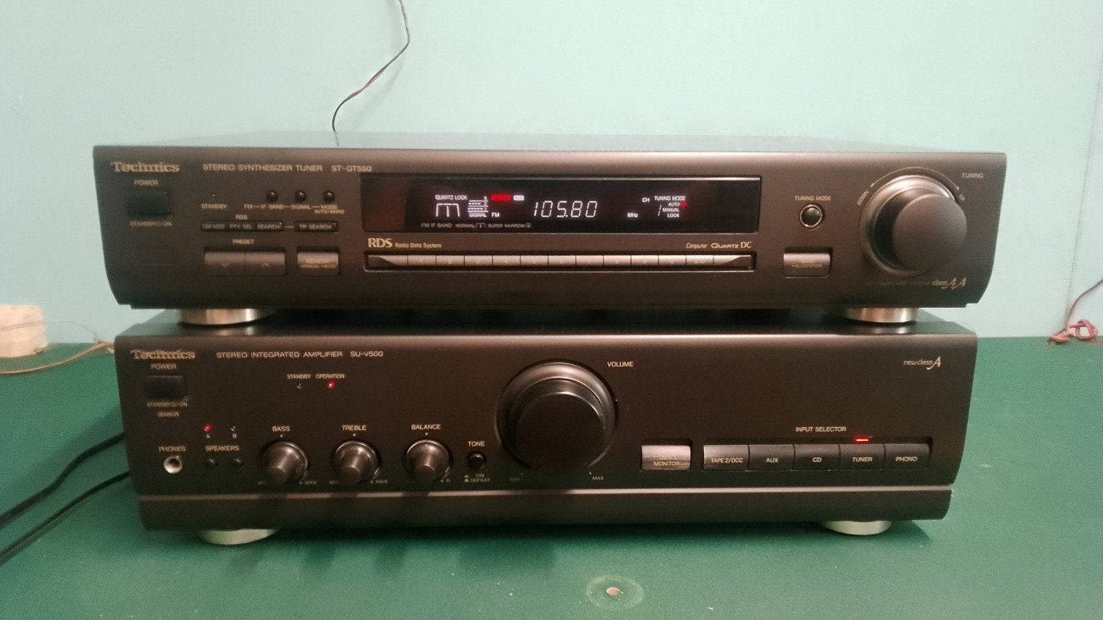 Prachtige Versterker en tuner Technics volledig na gezien, Enlèvement