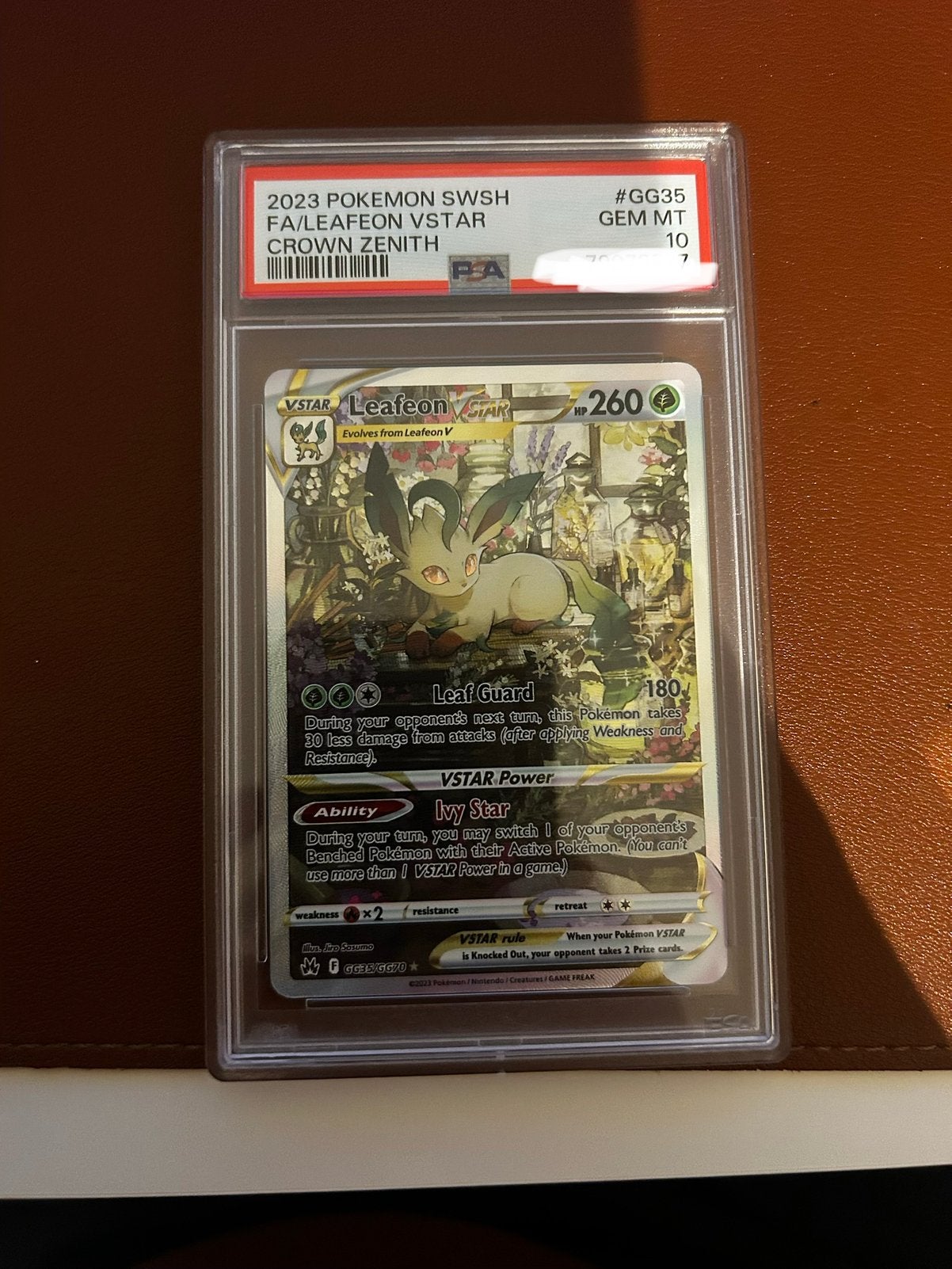 Leafeon Crown zenith PSA 10, Ophalen, Zo goed als nieuw