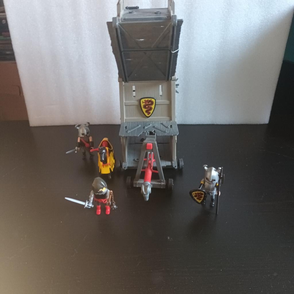 playmobil 4441 tour d'assaut et ses soldats, Enlèvement ou Envoi, Utilisé, Playmobil en vrac