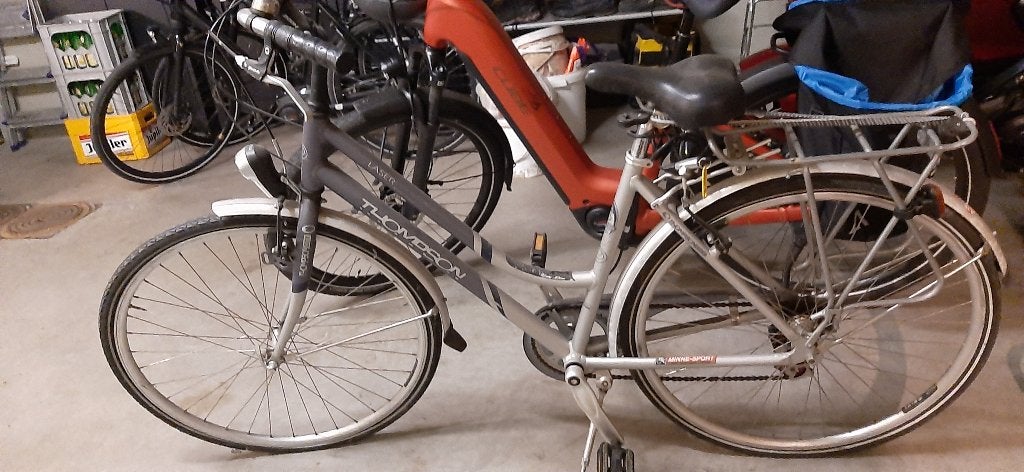 Stadsfiets, niet-elektrisch, Gebruikt, Velgrem, Versnellingen, Ophalen