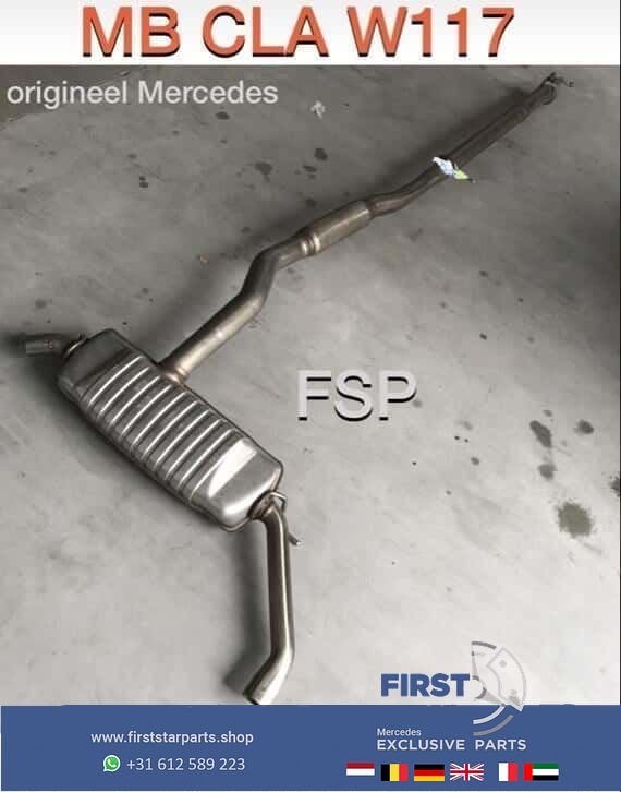 W117 CLA 45 AMG uitlaat Origineel Mercedes 2013-2018 CLA45, Gebruikt, -, -, Ophalen of Verzenden