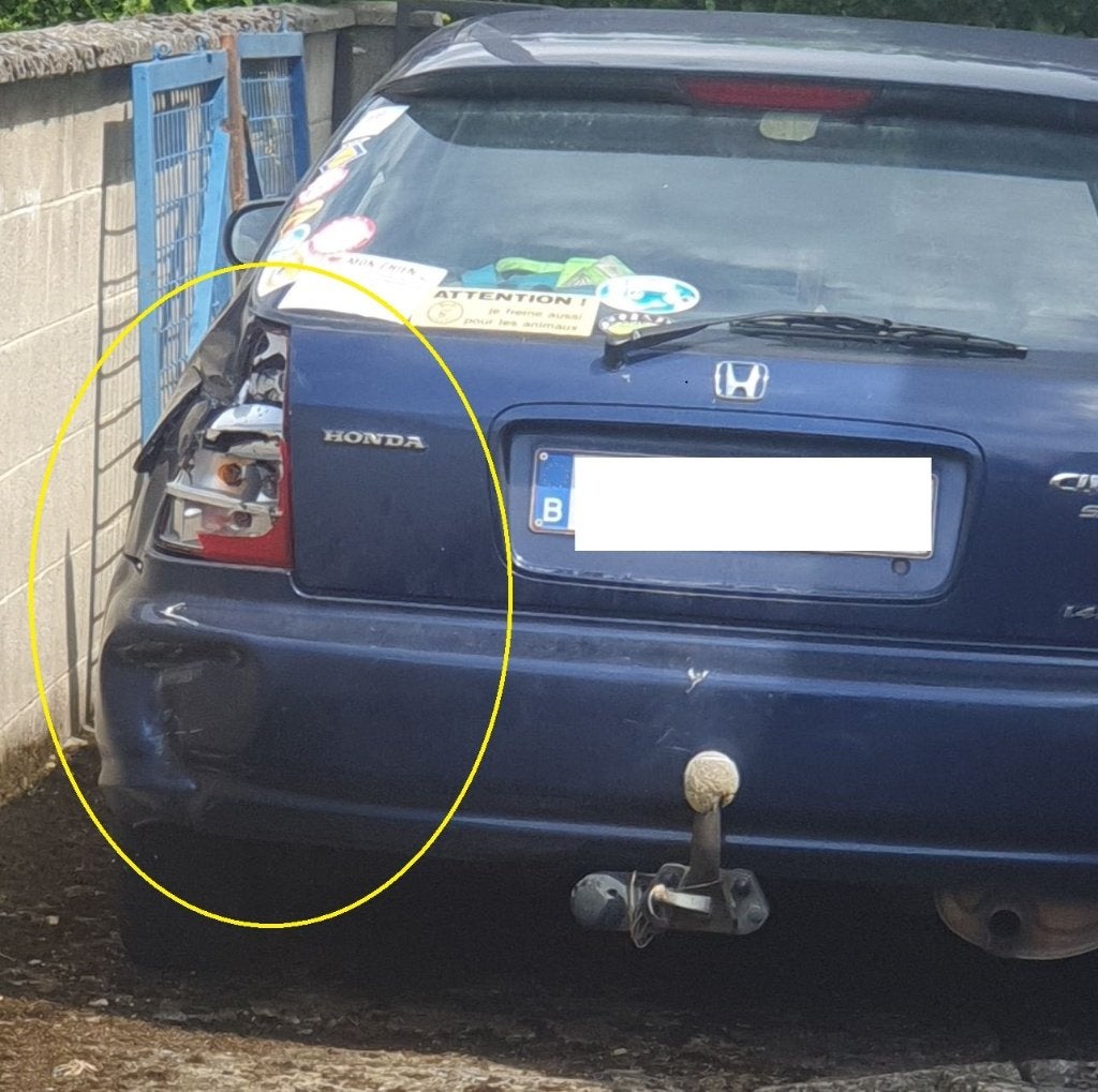 Honda Civic 1,4 S, Auto's, Honda, Stof, Zwart, Blauw, Particulier
