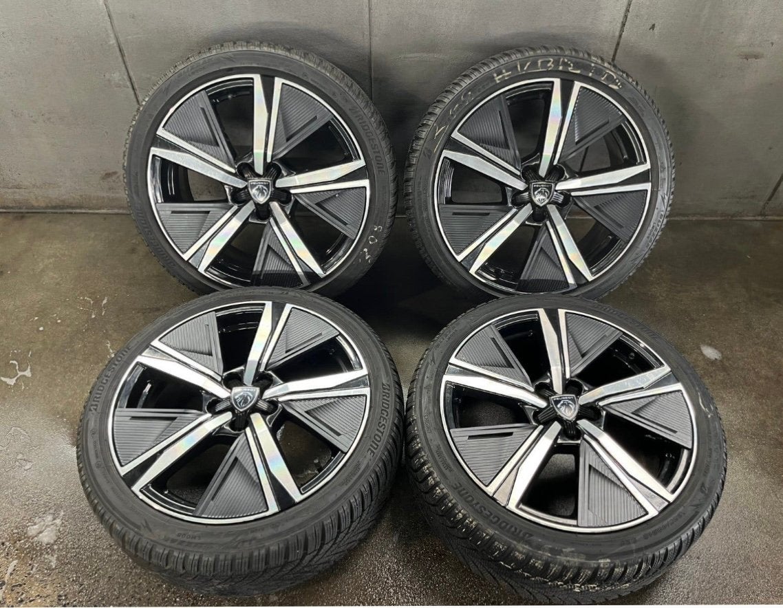 4 JANTES PEUGEOT + 4 PNEUS, Autos : Pièces & Accessoires, Enlèvement, Pneu(s)