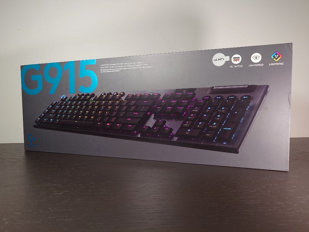 Logitech G915 - QWERTY - Brown Switch, Logitech G, Enlèvement ou Envoi, Comme neuf, Qwerty
