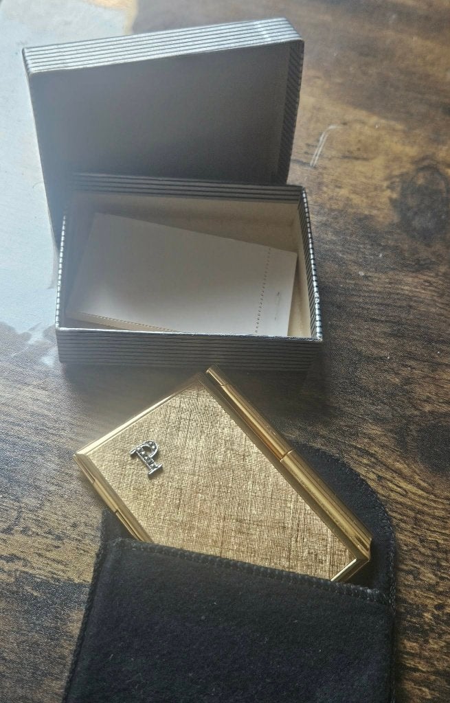 CALepin DE POCHE VINTAGE AVEC STYLO – BOÎTIER + POCHETTE, Verzamelen, Ophalen of Verzenden, Gebruikt, Vulpen