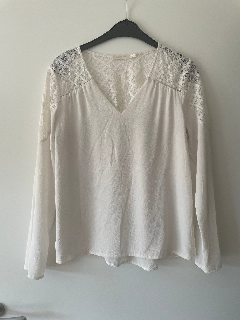 Blouse Andy & Lucy maat S, Kleding | Dames, Blouses en Tunieken, Wit, Ophalen of Verzenden, Zo goed als nieuw, ANDY&LUCY