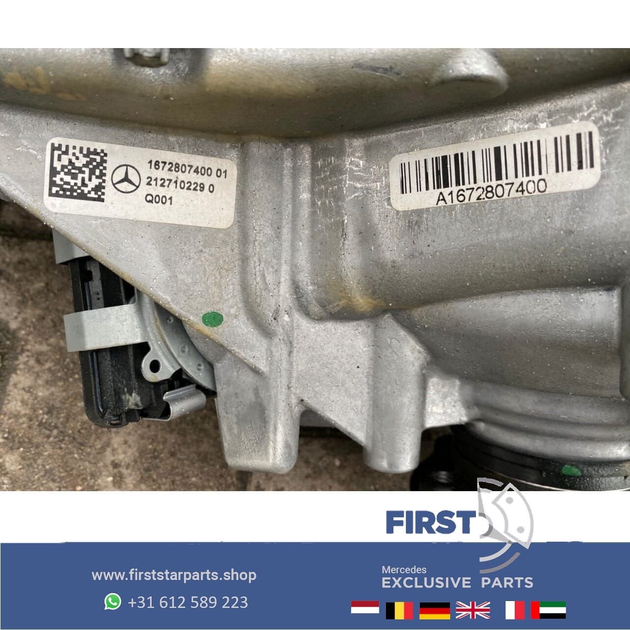 A1672807400 V167 C167 X167 GLE GLS KLASSE VERDEELBAK DIFFERE, Utilisé, -, -, Enlèvement ou Envoi