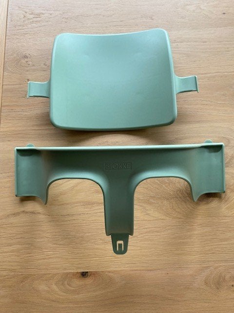 Ensemble de chaises Baby Trip Trap (vert menthe), Enfants & Bébés, Enlèvement, Comme neuf, Autres types, Réducteur de chaise