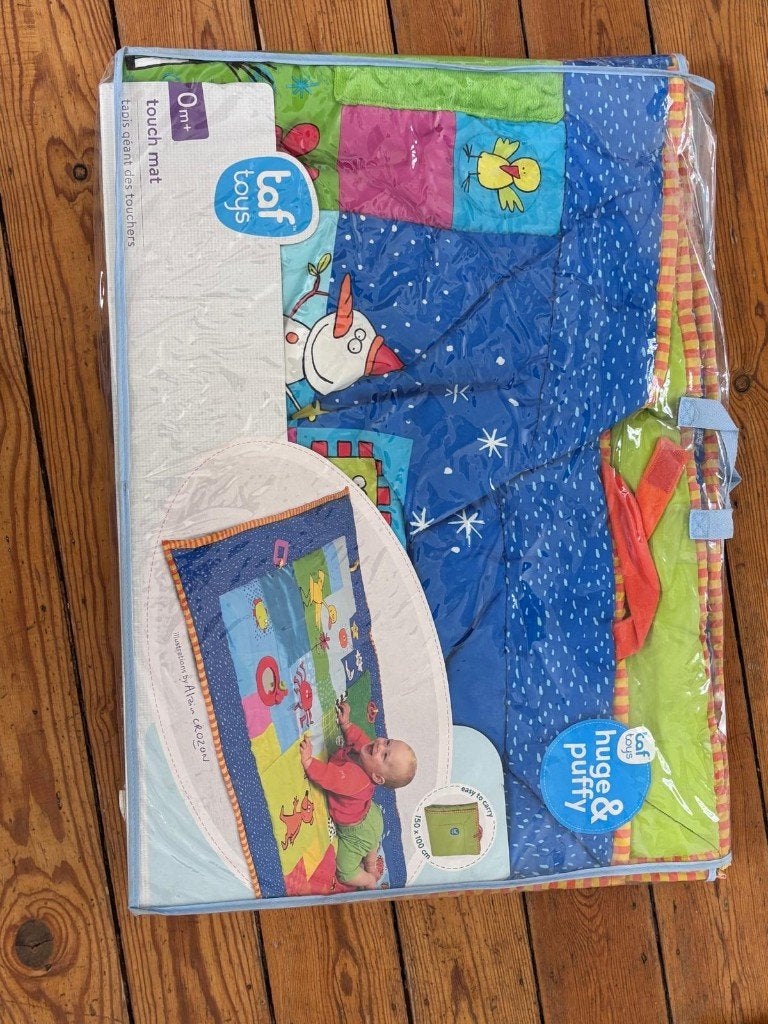 Très grand Tapis de sol pour Bébé coloré, Ophalen, Overige merken, Kleed of Kussen, Zo goed als nieuw
