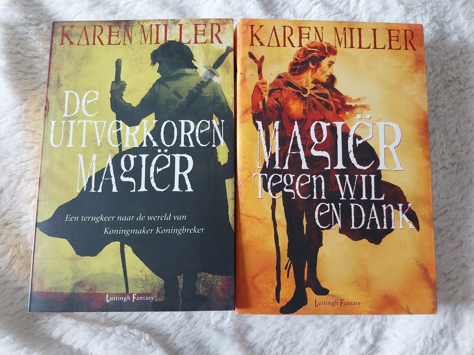 Karen Miller - Boek 1 & 2 van Fisherman's Children NL, Ophalen of Verzenden, Gelezen, Karen Miller