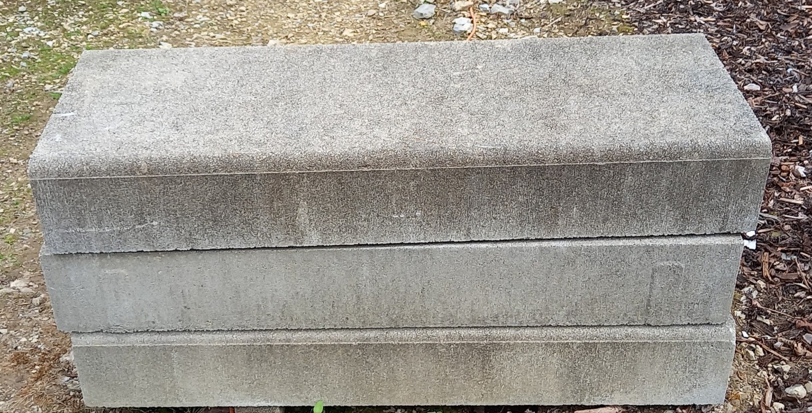 Betonnen traptreden, Ophalen, Nieuw, Beton, Blok