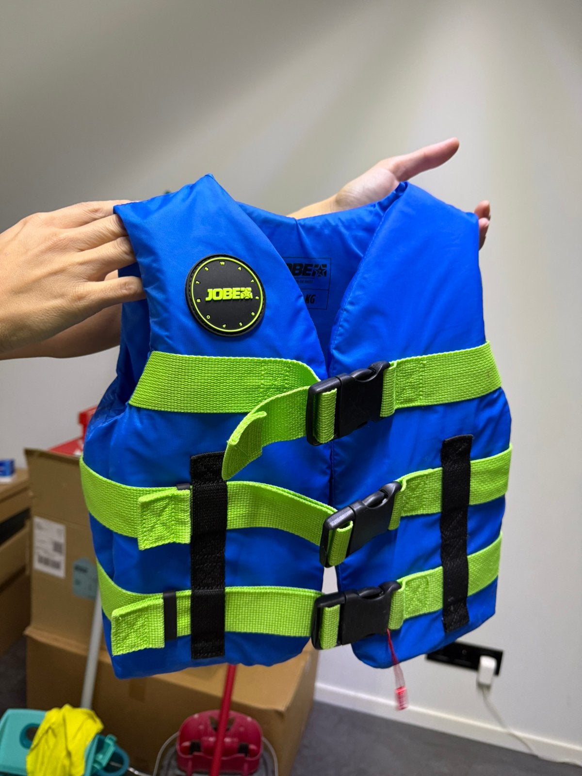 Reddingsvest, Ophalen, Zo goed als nieuw