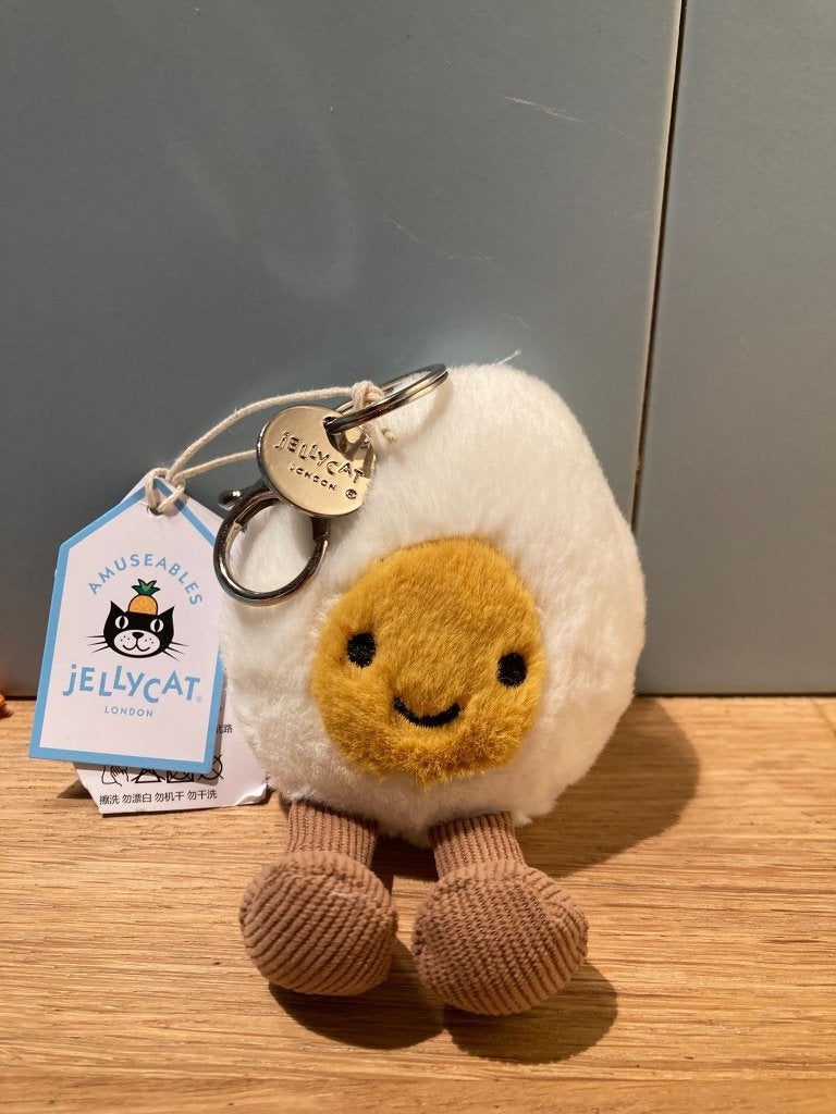 Jellycat Ei sleutelhanger, Neuf, Jellycat, Enlèvement ou Envoi, Overige karakters