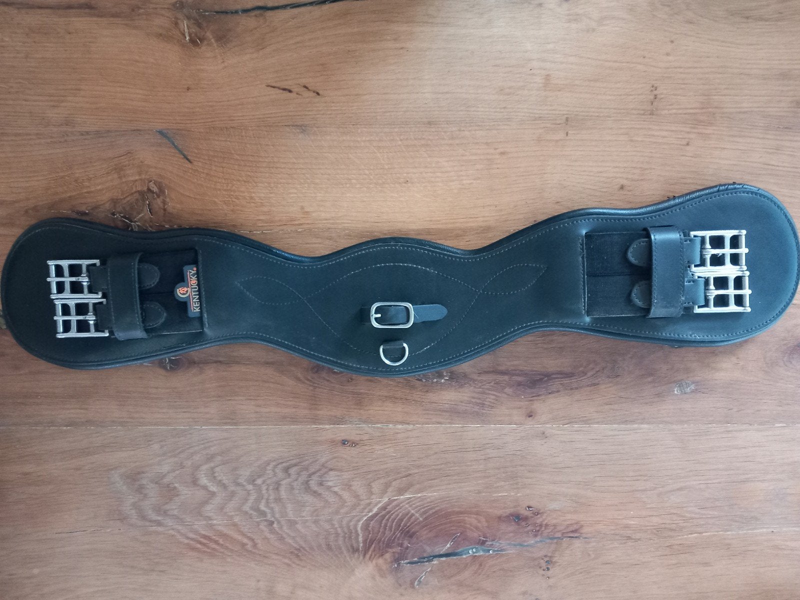 Kentucky  anatomische dressuursingel 75cm, Ophalen, Zo goed als nieuw, Zwart