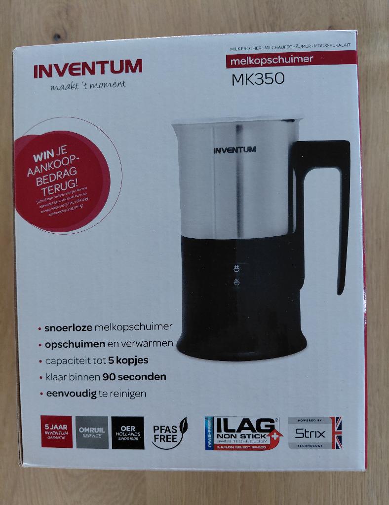 Melkschuimer Inventum NIEUW, Ophalen of Verzenden, Nieuw
