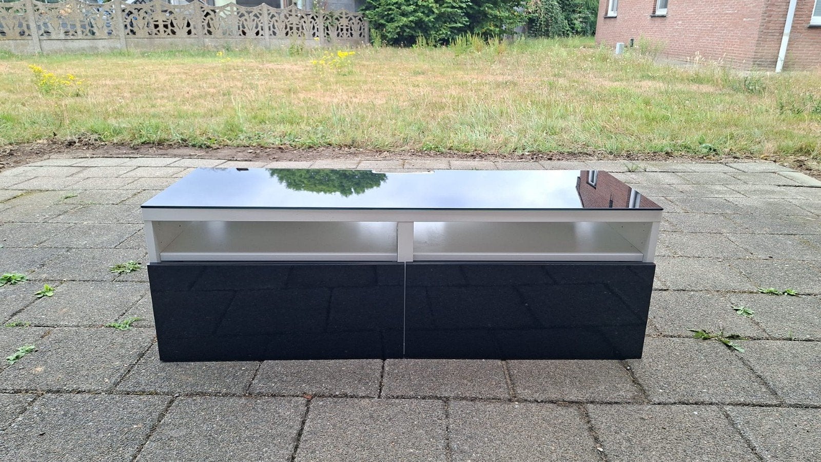 tv meubel Besta (Ikea), Ophalen, Gebruikt, 100 tot 150 cm, Minder dan 100 cm
