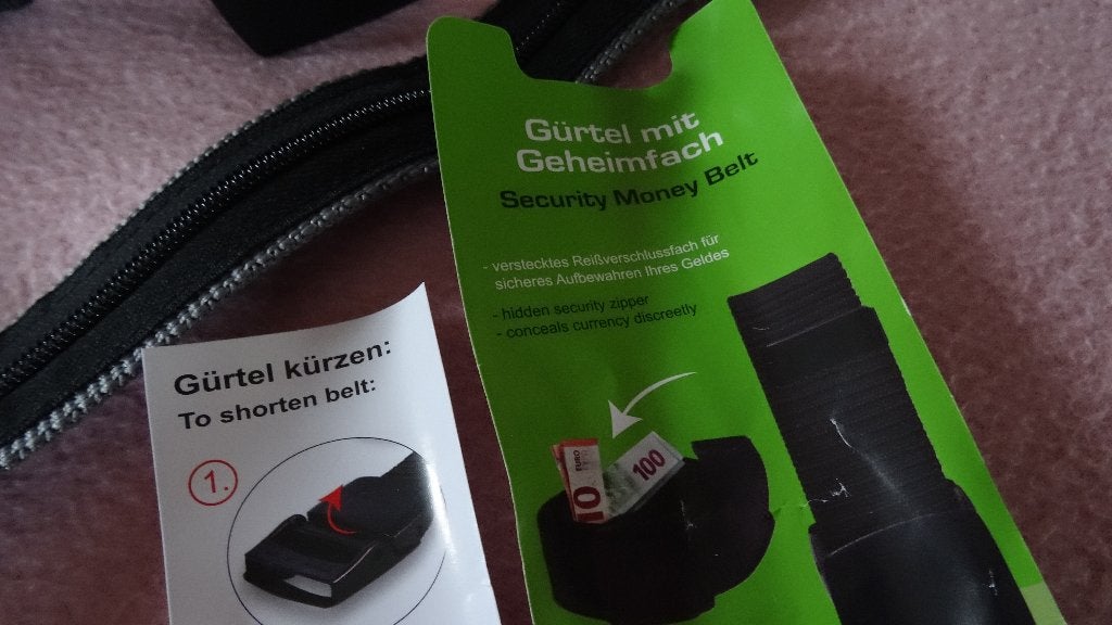 RIEM MET GEHEIM GELD VAKJE, Kleding | Heren, Zwart, Nieuw, Ophalen of Verzenden, 115 cm of meer