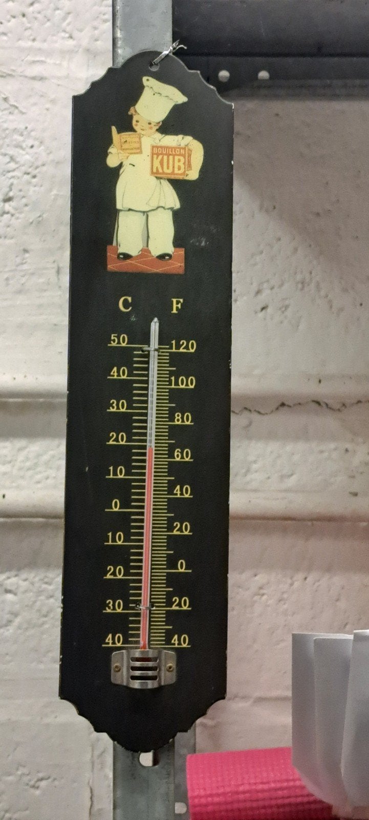 thermomètre Kub Bouillon nostalgique,, Enlèvement ou Envoi, Comme neuf, Thermomètre extérieur