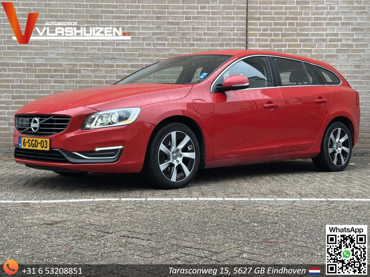Volvo V60 2.4 D6 AWD Plug-In Hybrid Summum | Leder | Climate, Auto's, Automaat, Zwart, 48 g/km, Break