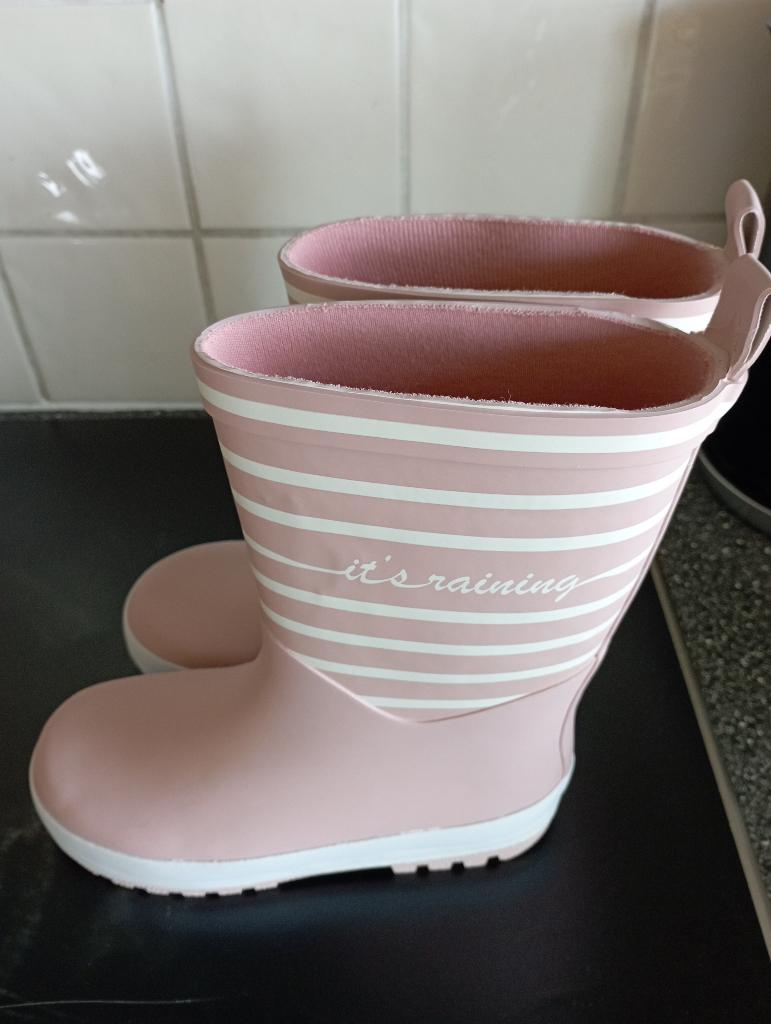 Roze Regenlaarsjes en Roze sandalen Maat 29, Ophalen, Okaïdi, Meisje, Laarzen