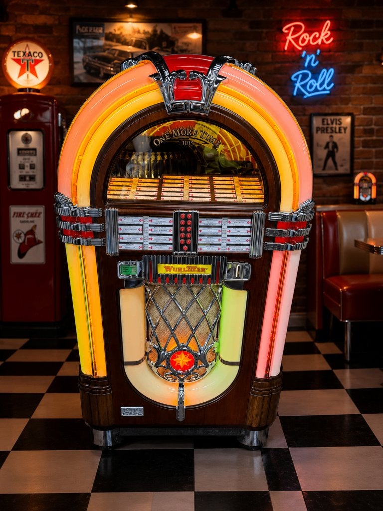 Wurlitzer 1015 OMT Vinyl Single Juke Box Gezocht Gevraagd, Verzamelen, Automaten | Jukeboxen, Gebruikt, Wurlitzer, 1970 tot heden