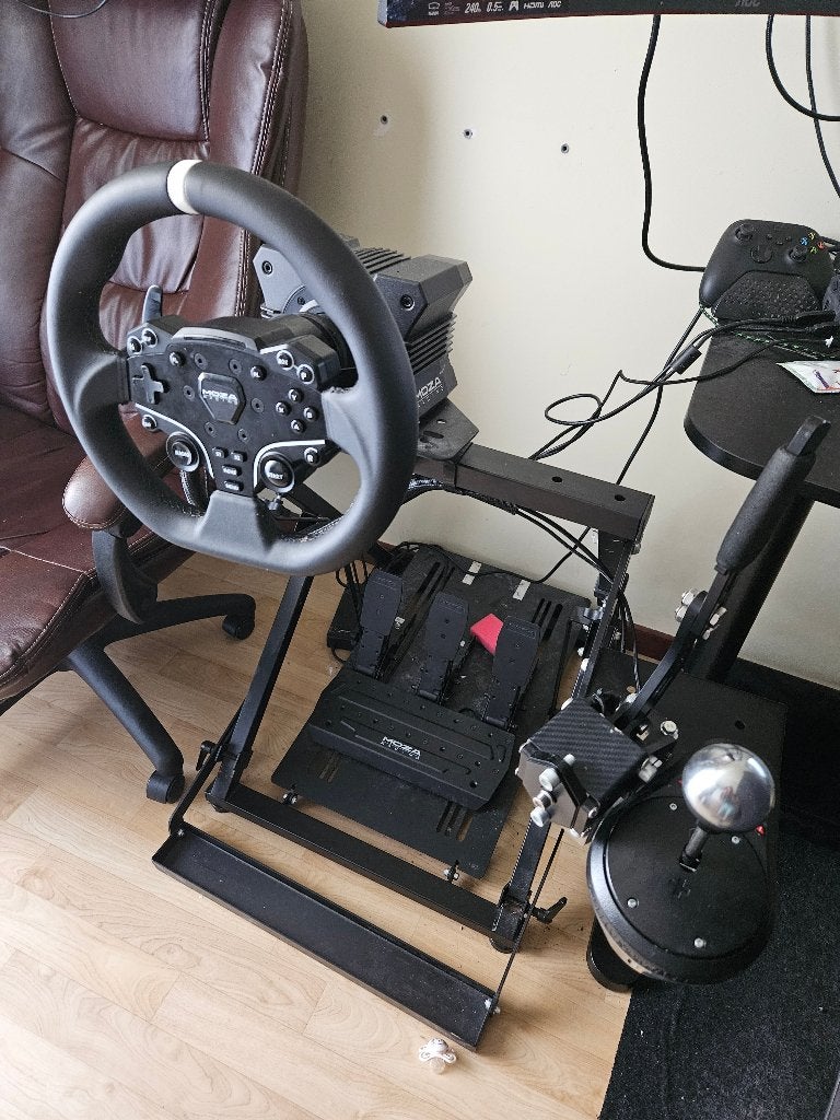 Moza R5 bundle + (Shifter / Handbrake / Chair / Wheel stand), Computers en Software, Joysticks, Gebruikt, Ophalen