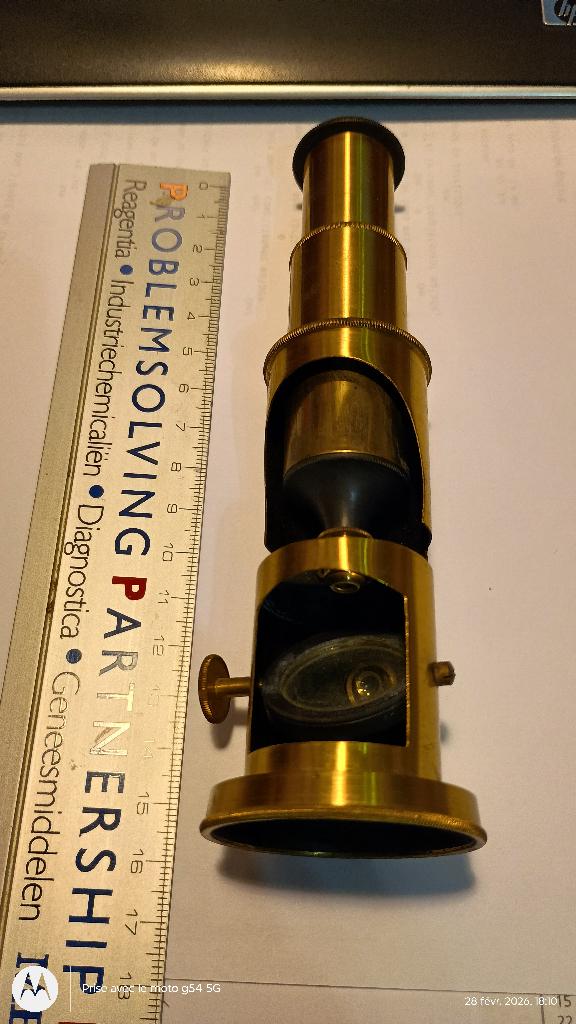 Microscope de terrain antiquité, Enlèvement ou Envoi, Utilisé, Moins de 400x, Microscope biologique