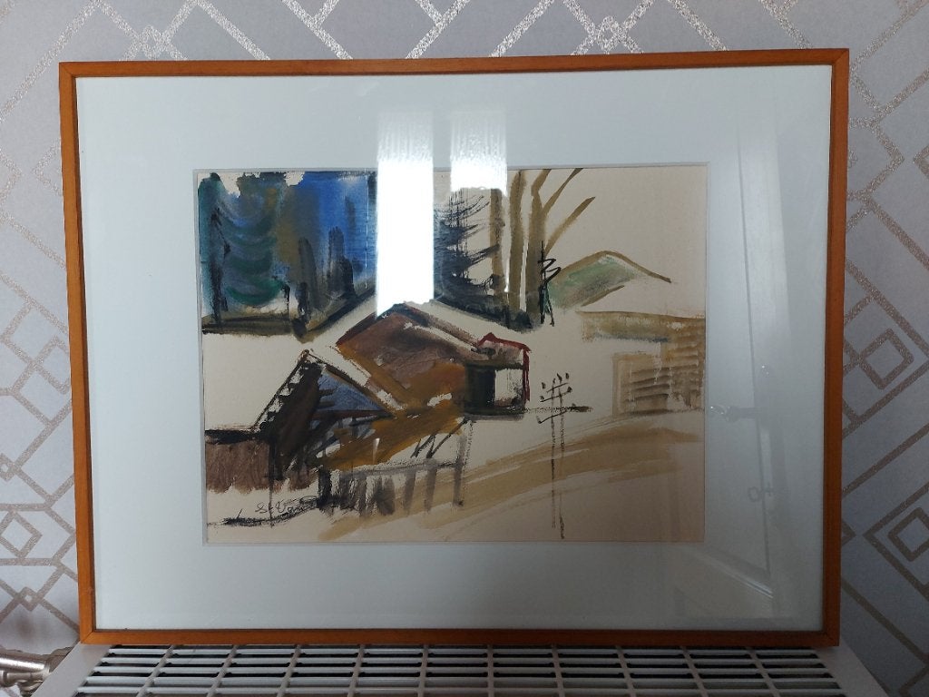 Aquarel Staf Van Elzen, Antiquités & Art, Enlèvement