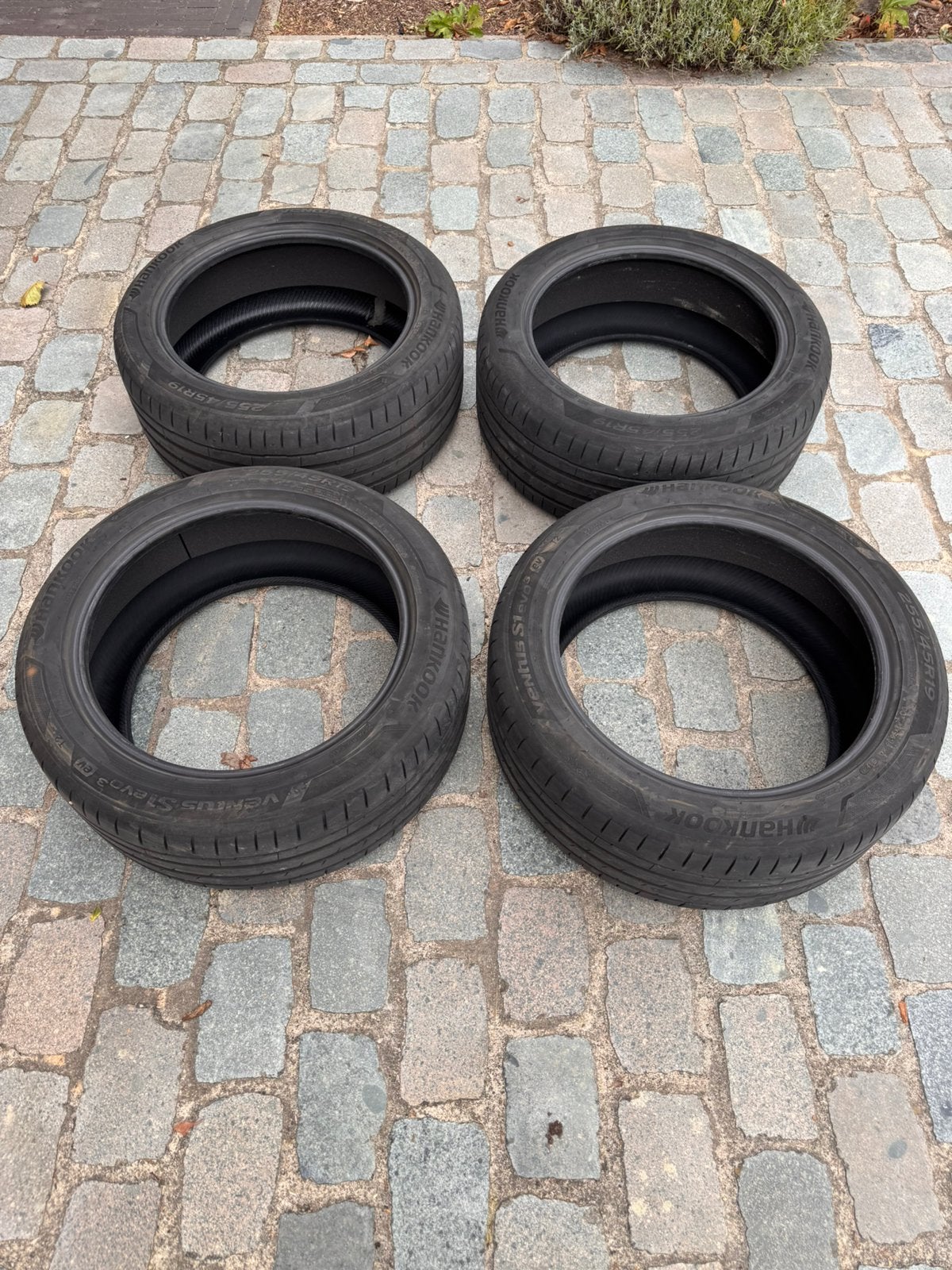 Hankook Ventus Slevo3 EV 255/45R19 104V 4 pièces 33750 km, 255 mm, Véhicule de tourisme, Pneus été, Pneu(s)