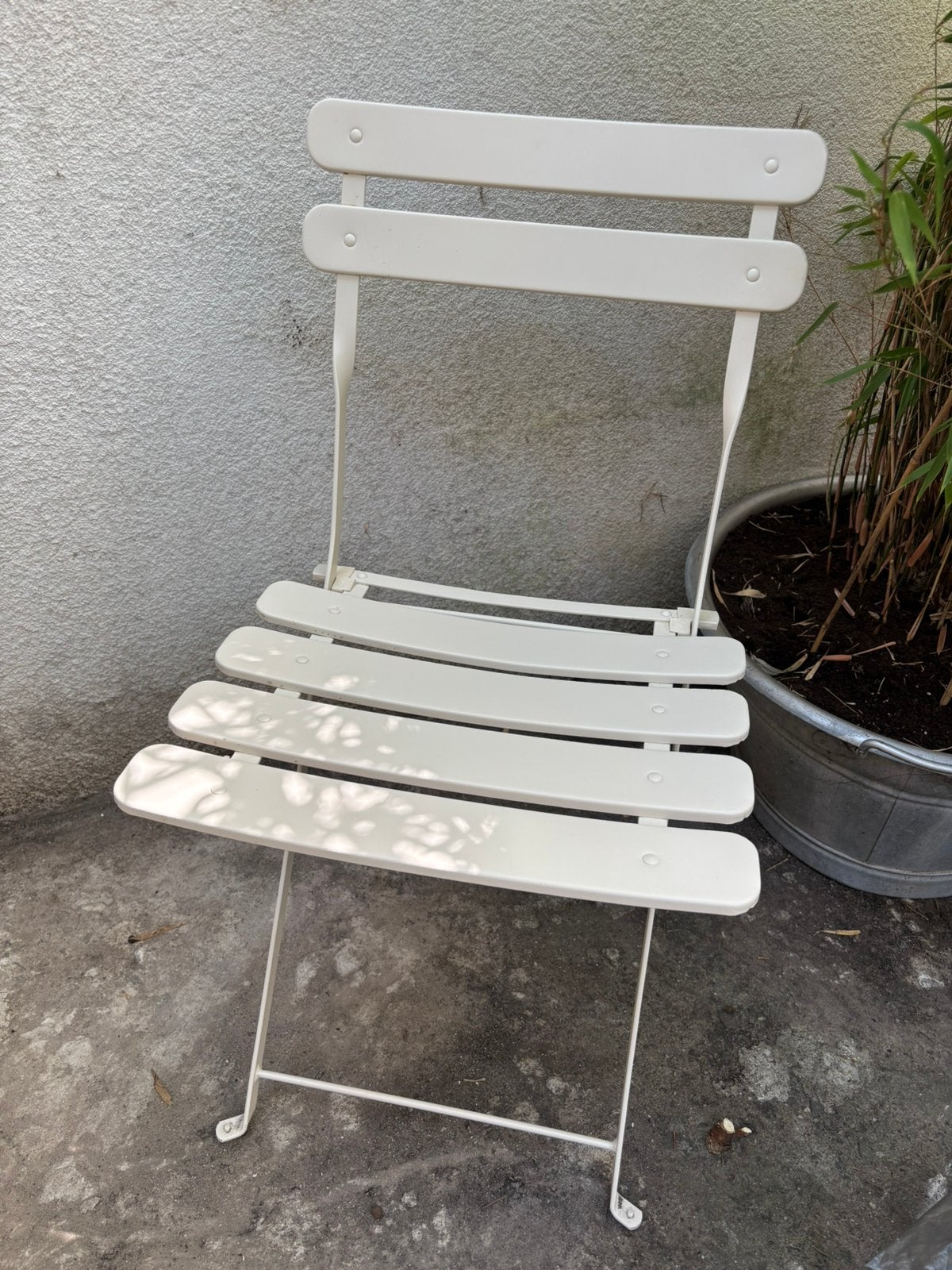 Chaise de jardin, Tuin en Terras, Tuinstoelen, Ophalen, Zo goed als nieuw, Metaal