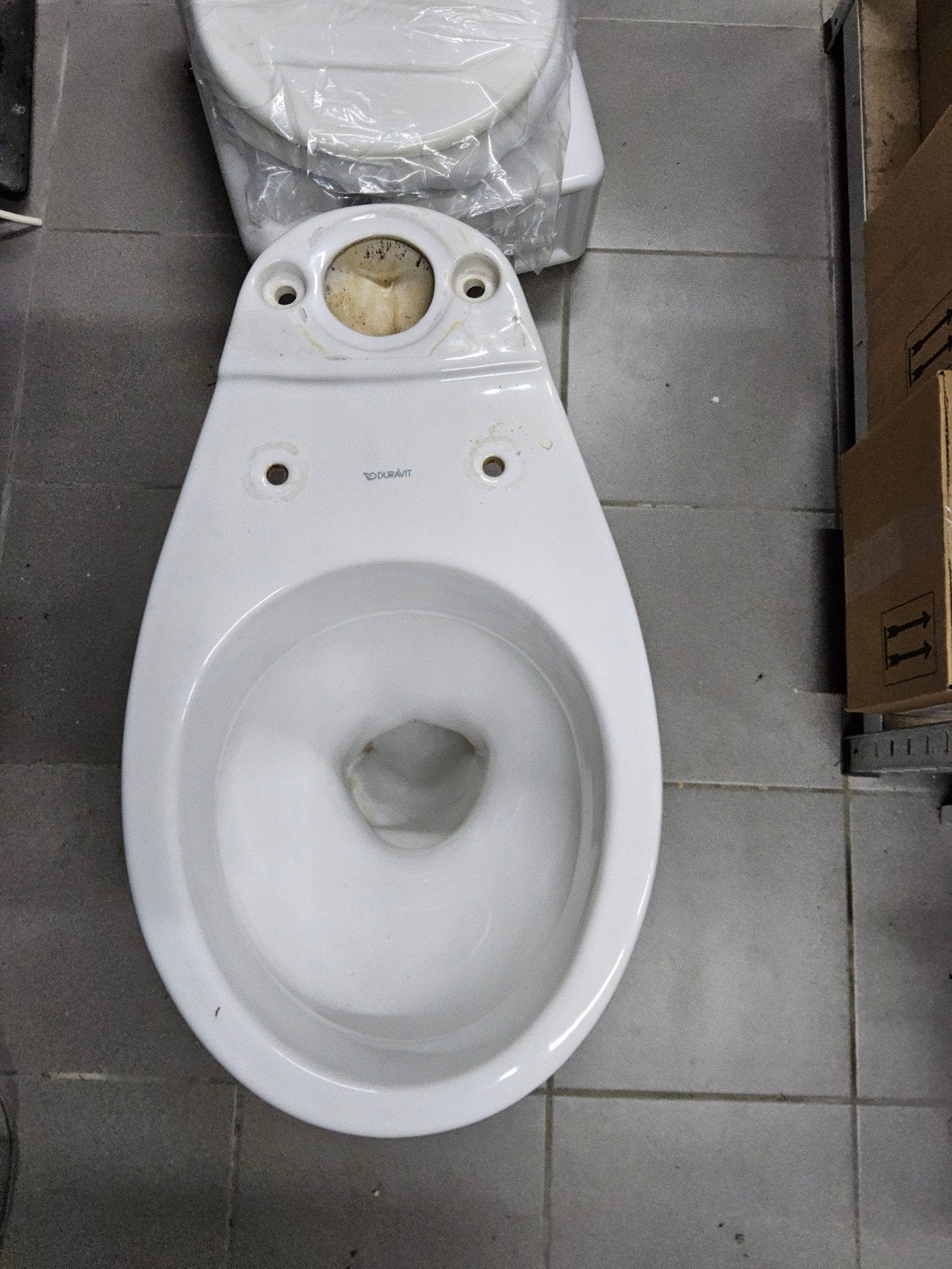 Wc pot + reservoir + bevestigingen, Ophalen