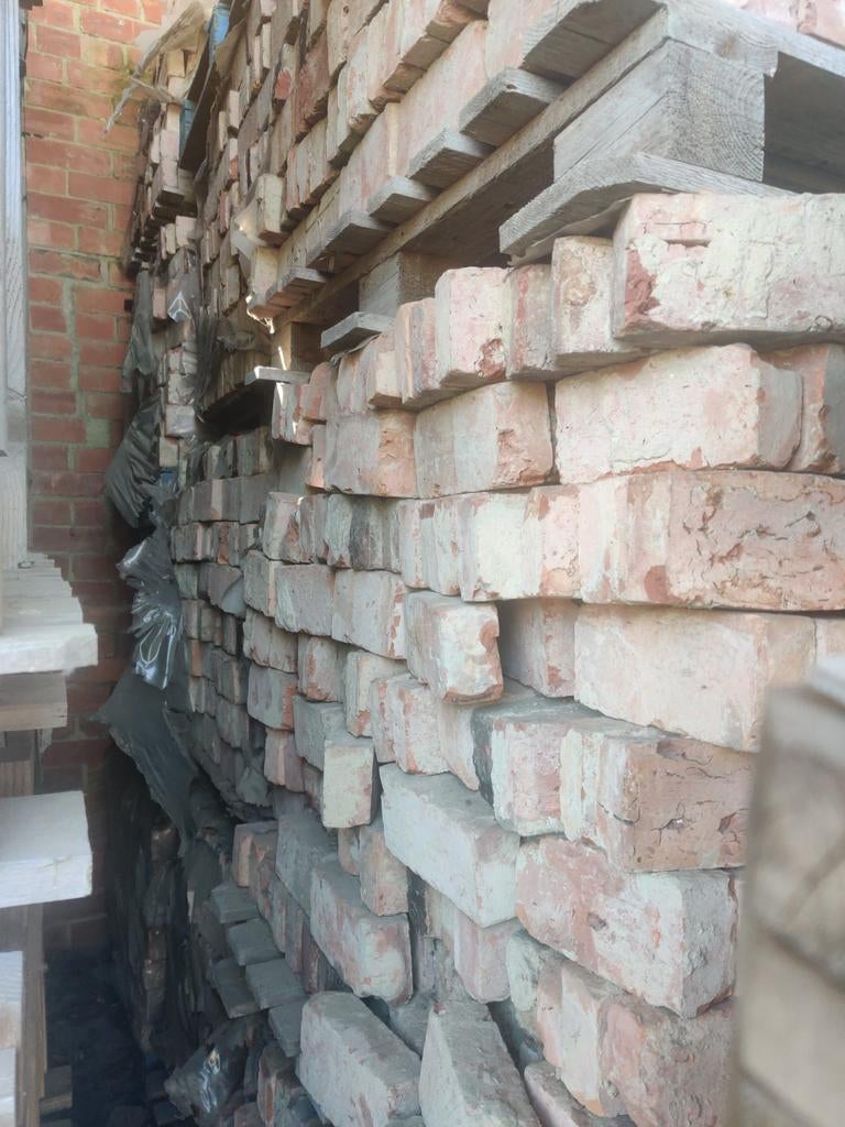 12 pallets Oude Beerse stenen, Doe-het-zelf en Bouw, Ophalen