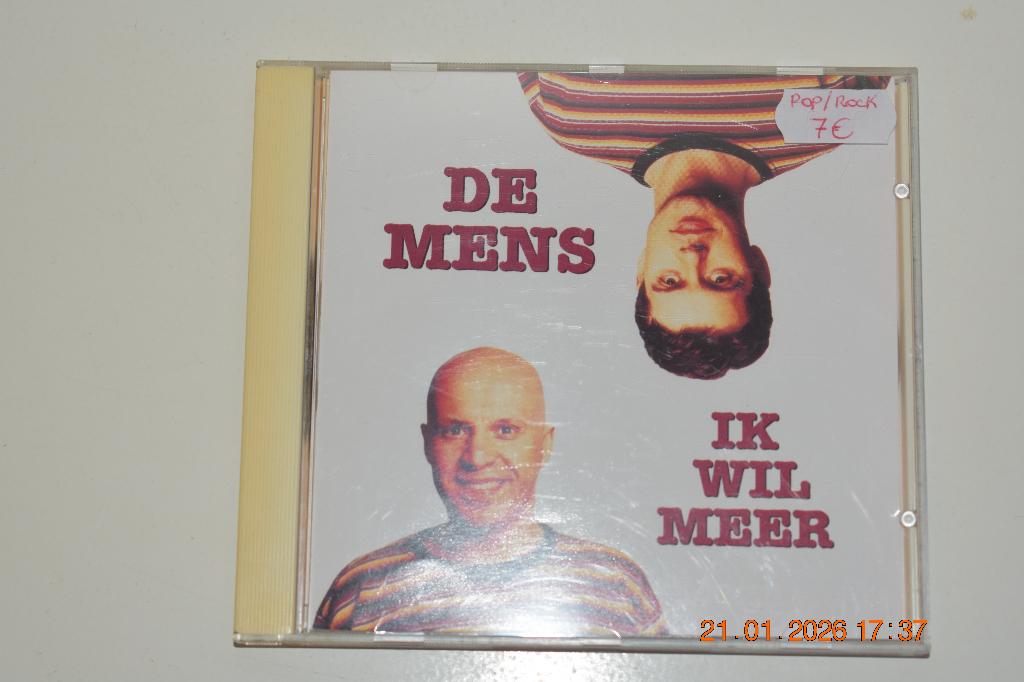 cd : De Mens - Ik wil meer (Pop/Rock), Cd's en Dvd's, Cd's | Nederlandstalig, Ophalen of Verzenden, Gebruikt, Pop