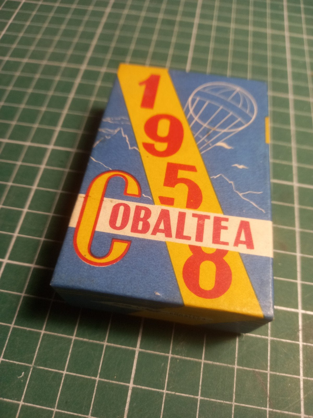 Cobaltea - plumes - expo 58 - vintage, Collections, Enlèvement ou Envoi