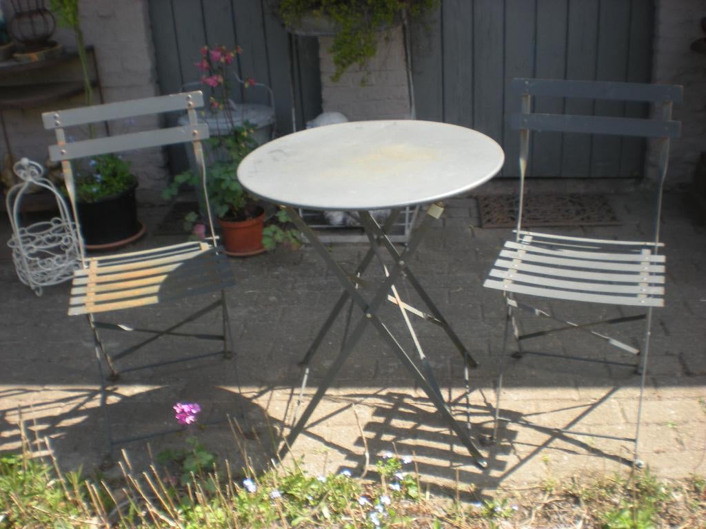 ijzer bistroset, Tuin en Terras, Ophalen