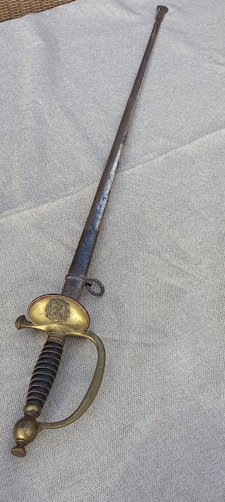Sabre français modèle 1887 médecin, Collections, Enlèvement ou Envoi, Armée de terre, Épée ou sabre