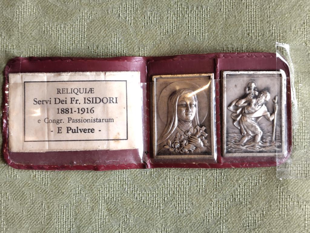 Etui met relikwie broeder Isidoor, e.a., Ophalen of Verzenden