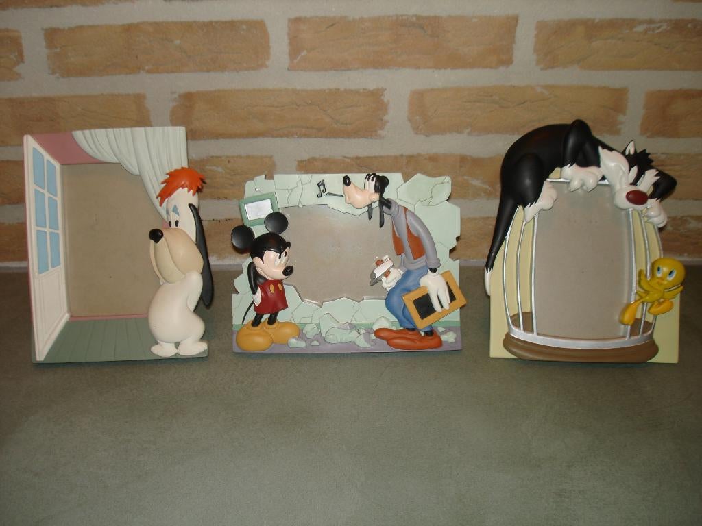 3 x kader Demons & Merveilles, Verzenden, Mickey Mouse, Zo goed als nieuw