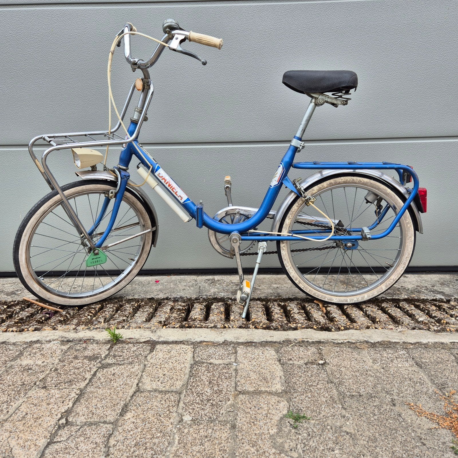 Vintage plooifiets, Ophalen