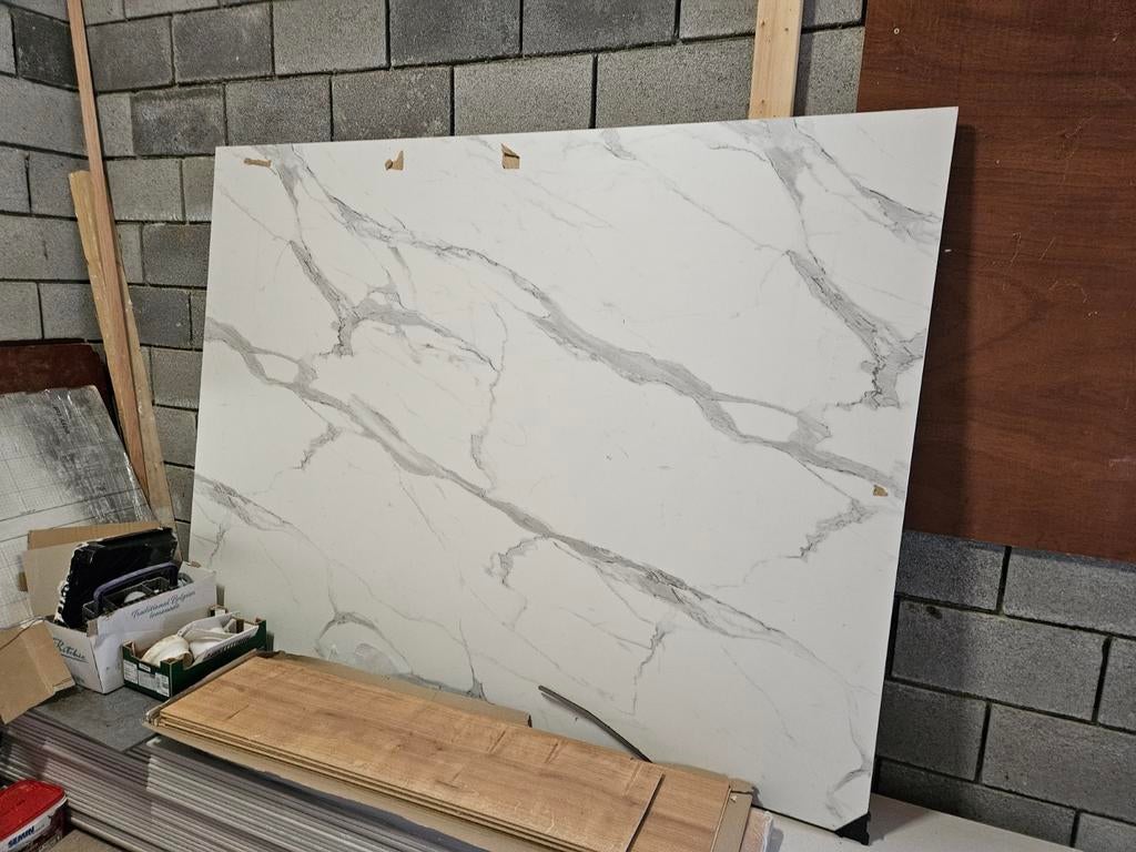 crédence de cuisine 201,5 x 148 cm NOUVEAU en composite, Enlèvement