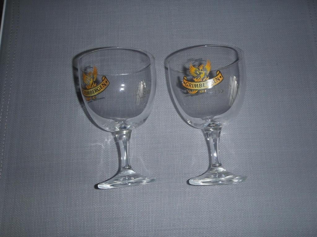 Brillen in Grimbergen, Verzamelen, Biermerken, Ophalen of Verzenden, Zo goed als nieuw, Glas of Glazen