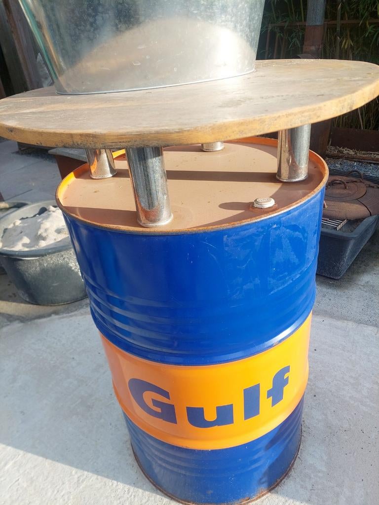 Fut huiles gulf très bon état foto 1 à titre indicatif, Enlèvement ou Envoi