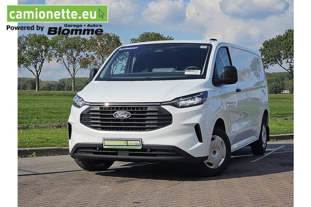 Ford Transit Custom 300 2.0 TDCI L2H1 Trend (bj 2024), Auto's, Gebruikt, Euro 6, 4 cilinders, Wit