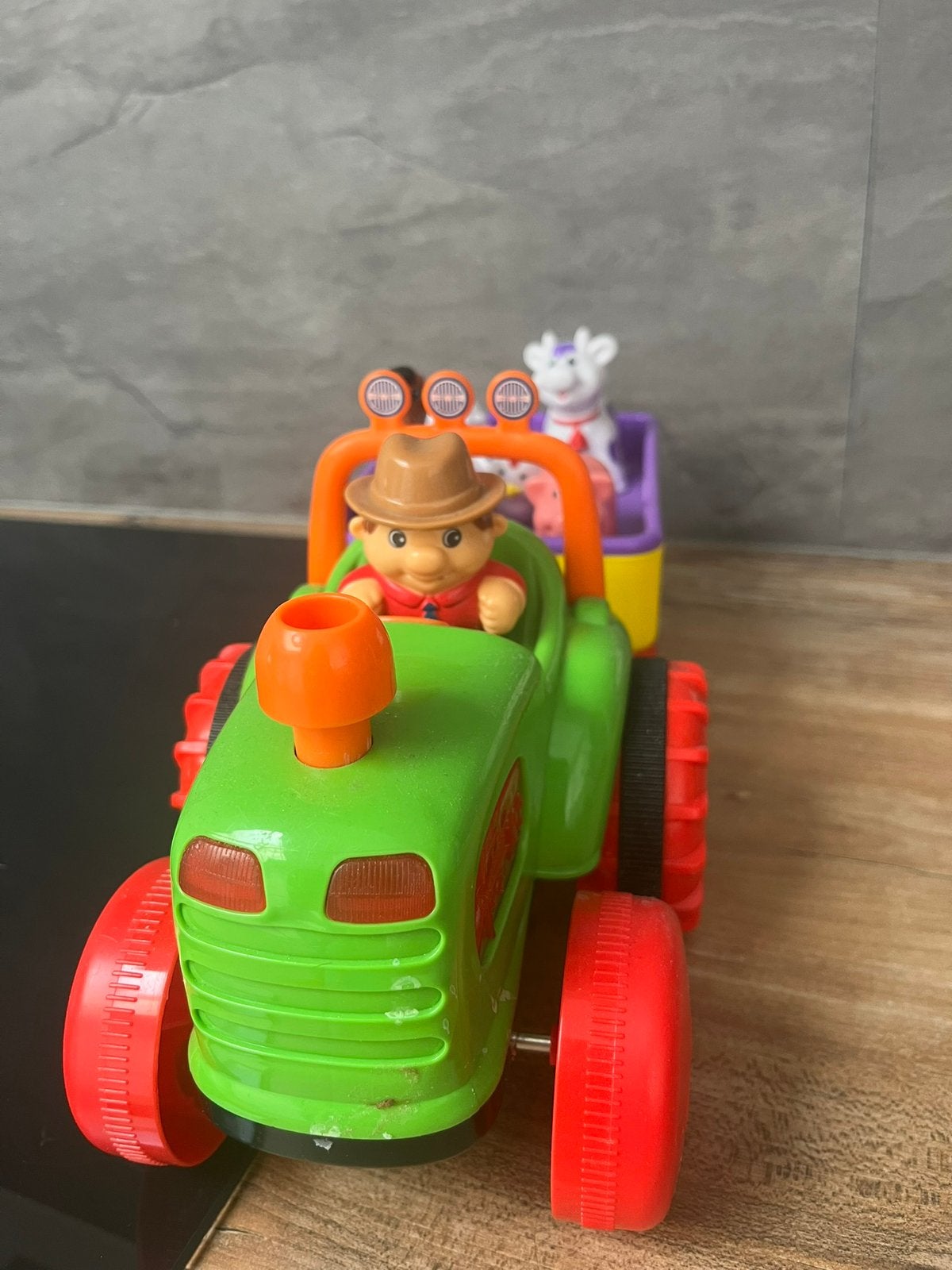 Tractor met geluid en dieren, Ophalen, Zo goed als nieuw