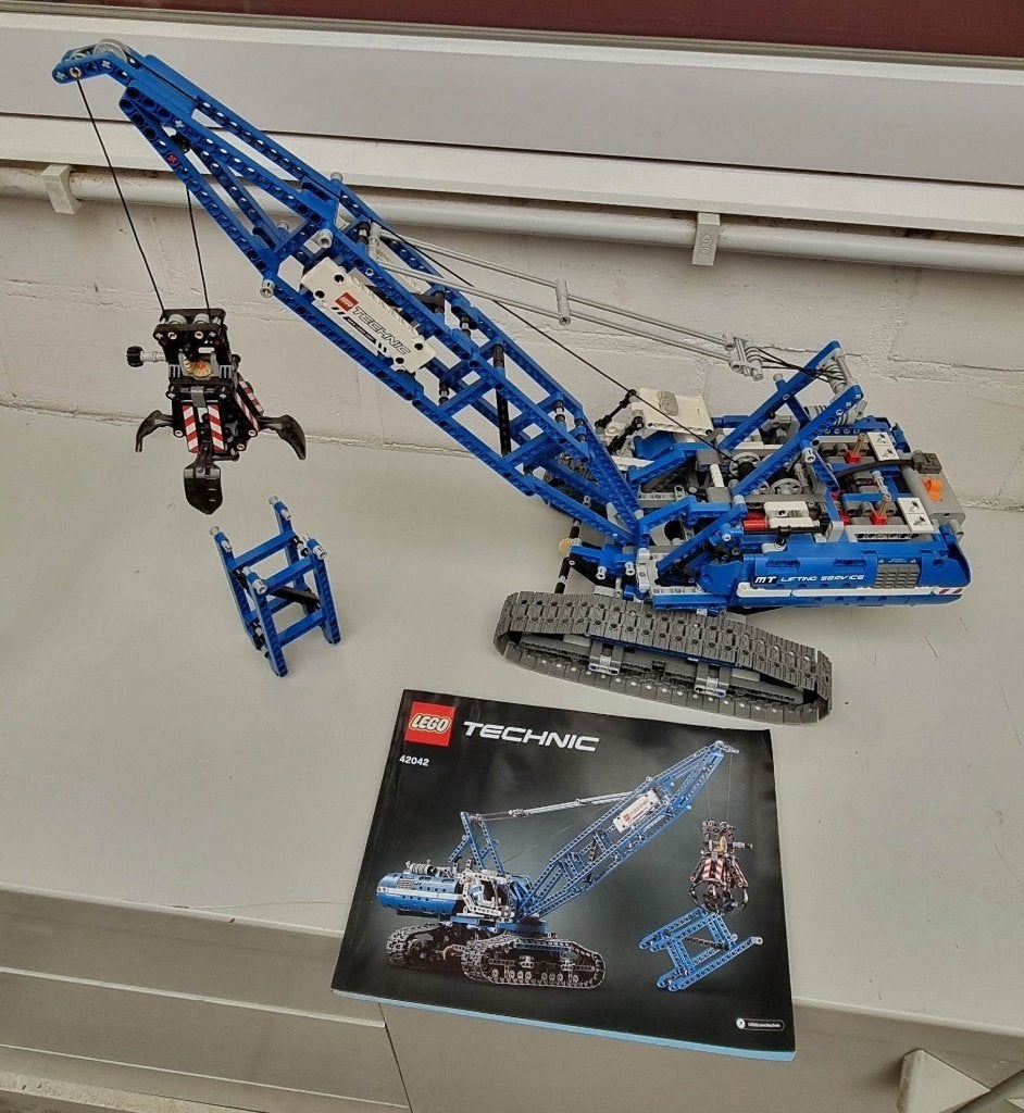 LEGO Technic 42042 Crawler Crane, Ophalen, Lego, Compleet, Zo goed als nieuw