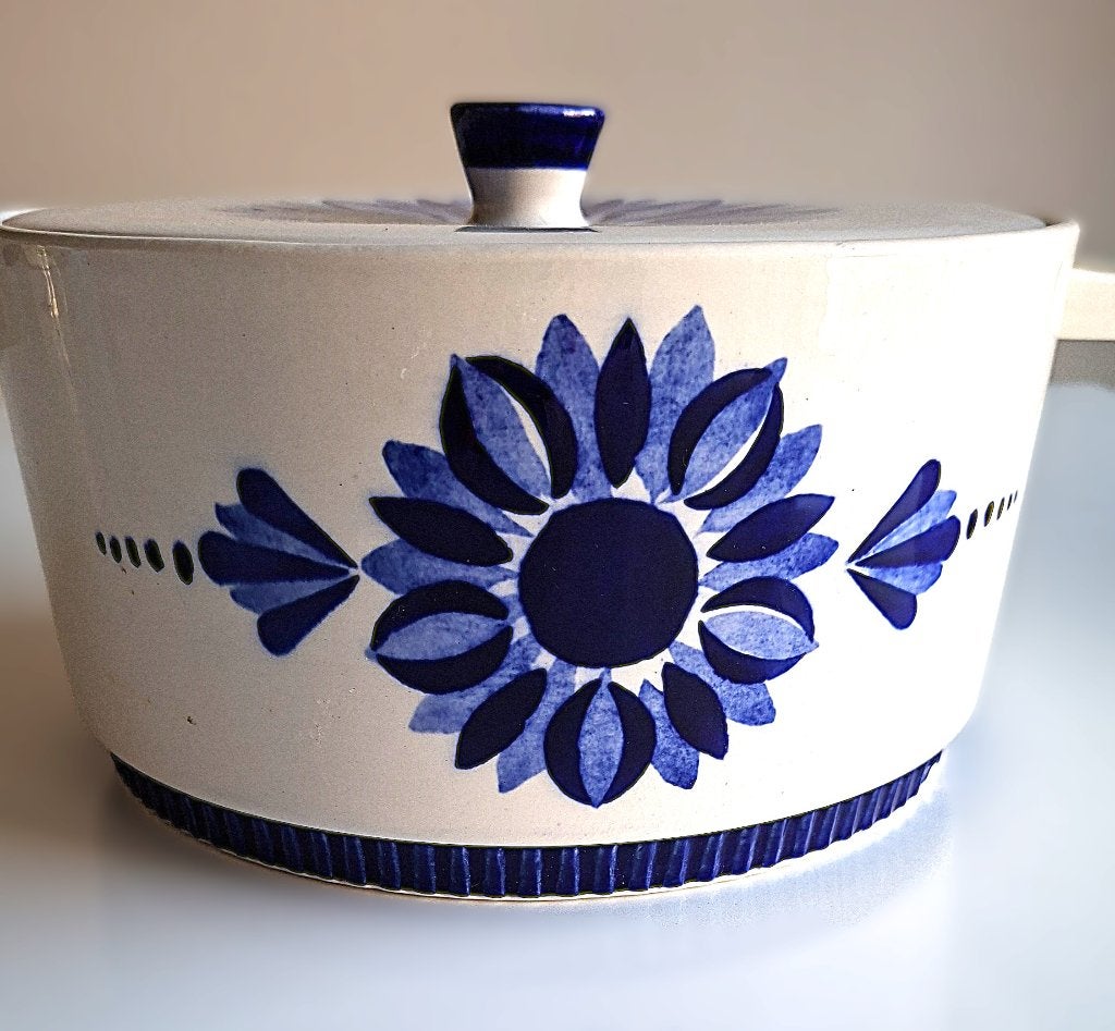 Vintage Boch Frères dekschaal/terrine-Delta Capriccio, Ophalen of Verzenden