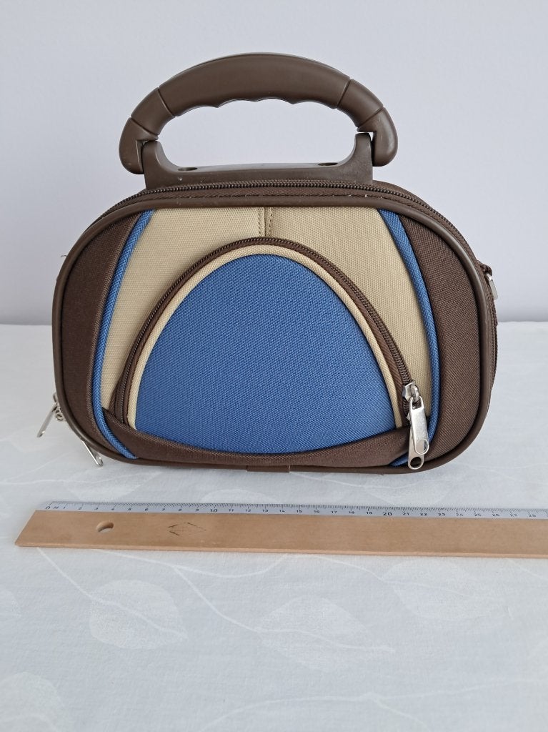 Vanity case/vintage toilettas van Zifel, Handtassen en Accessoires, Toilettassen, Ophalen of Verzenden, Zo goed als nieuw, Meerkleurig